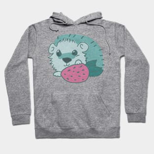 Hedgehog With Strawberry Hoodie